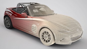 riley Modeling the Global Mazda MX-5 Cup car
